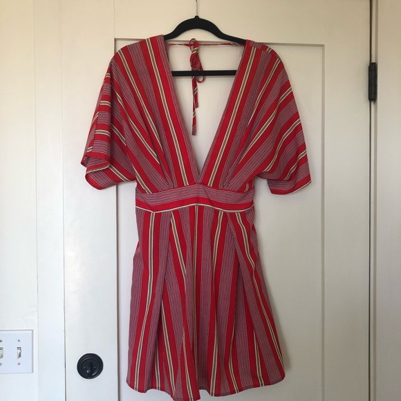 Red/gold dress - Picture 1 of 4